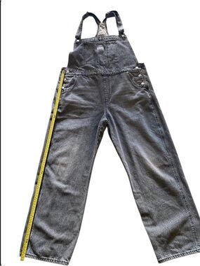 Signature by Levi Strauss Gray Denim Overalls
